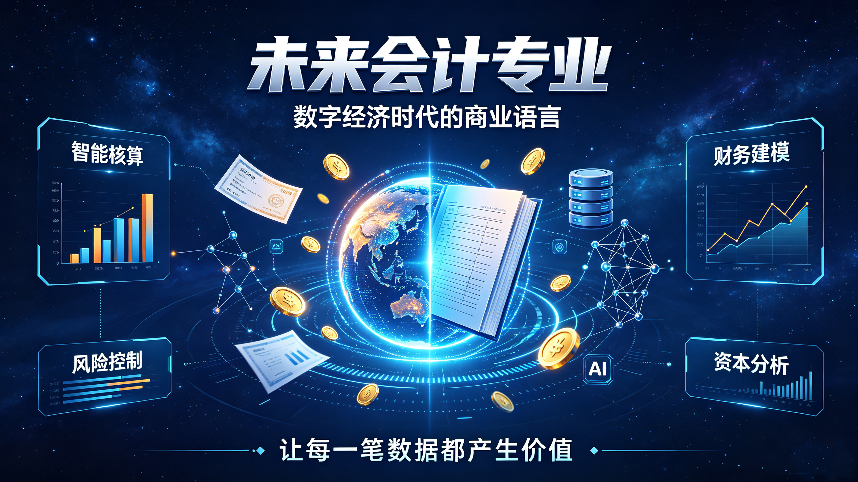 未来会计专业宣传图 未来会计专业宣传图
